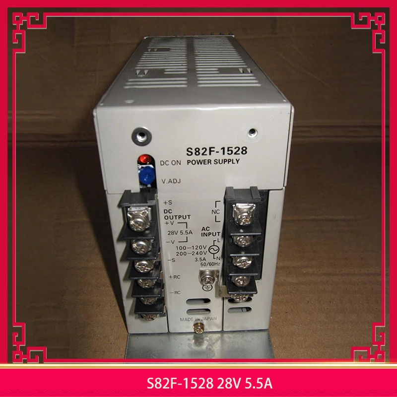 

S82F-1528 28V 5.5A For OMRON Switching Power Supply (24V-33V) Before Shipment Perfect Test
