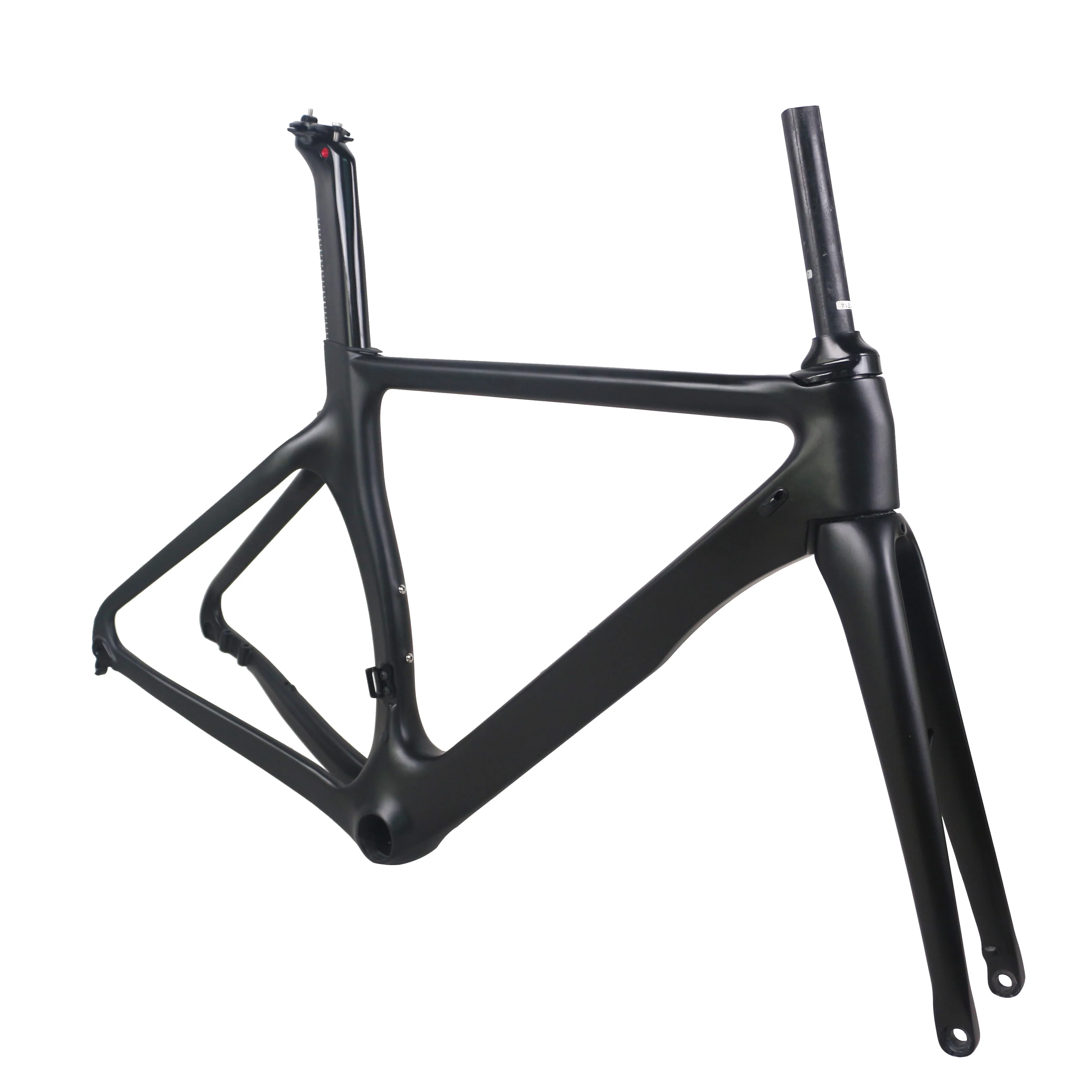new Aero design black color Disc  carbon road bike frame carbon fibre racing disc  bicycle frame700c  bicycle TT-X3