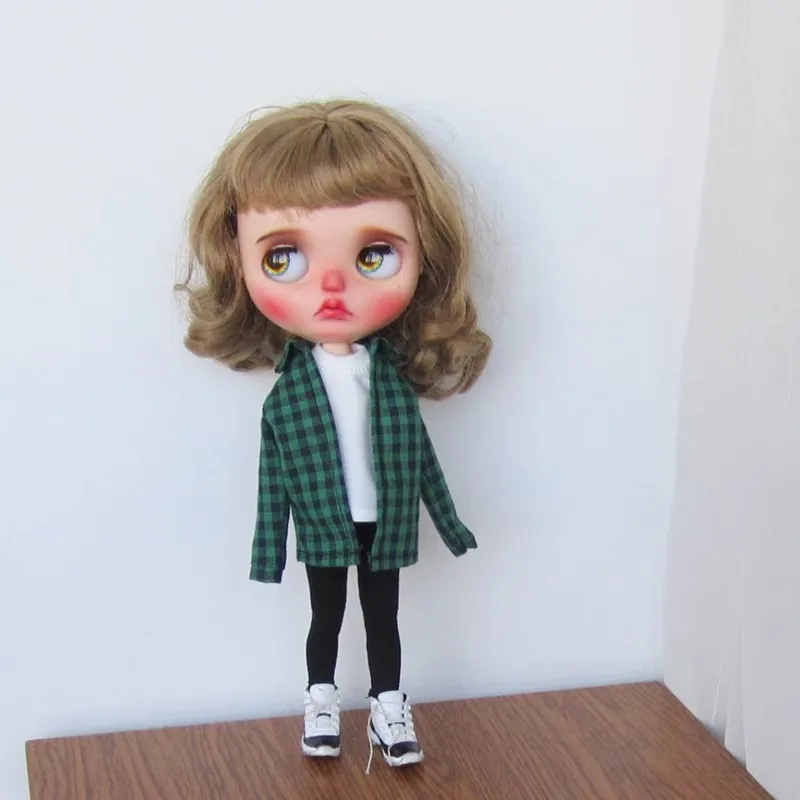 BBIKG342 New styles Customized Doll pink clothes tshirt hoodies pants for your bb fr ob24 ob27 pp liccaa blythee dolls