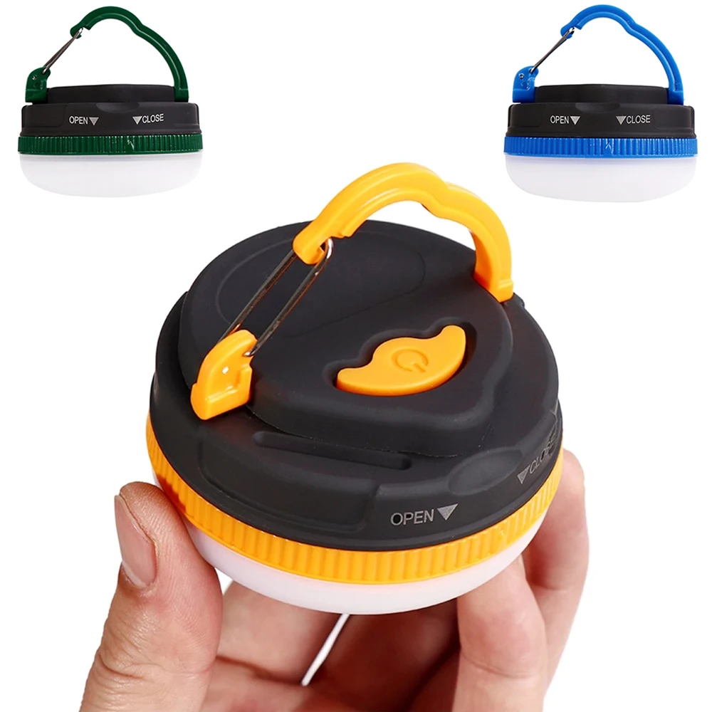 

Bright Waterproof Portable Camping Lantern Mini Night Light 3w 5 Modes LED Camping Light Outdoor Emergency Lamp Warm White Tool