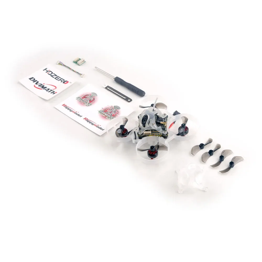 HappyModel Mobula6 HDZERO V3 1S 65 мм HD Бесщеточная Whoop SuperX ELRS AIO EX0802 KV19000 HDZero Камера VTX