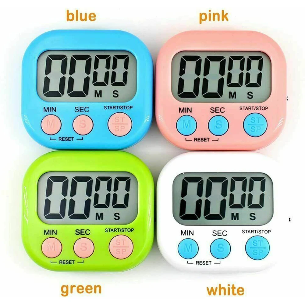 

Kitchen Accessories Digital Timer LCD Digital Timer Timer Alarm Clock Cooking Digital Kitchen LCD Large Stopwatch