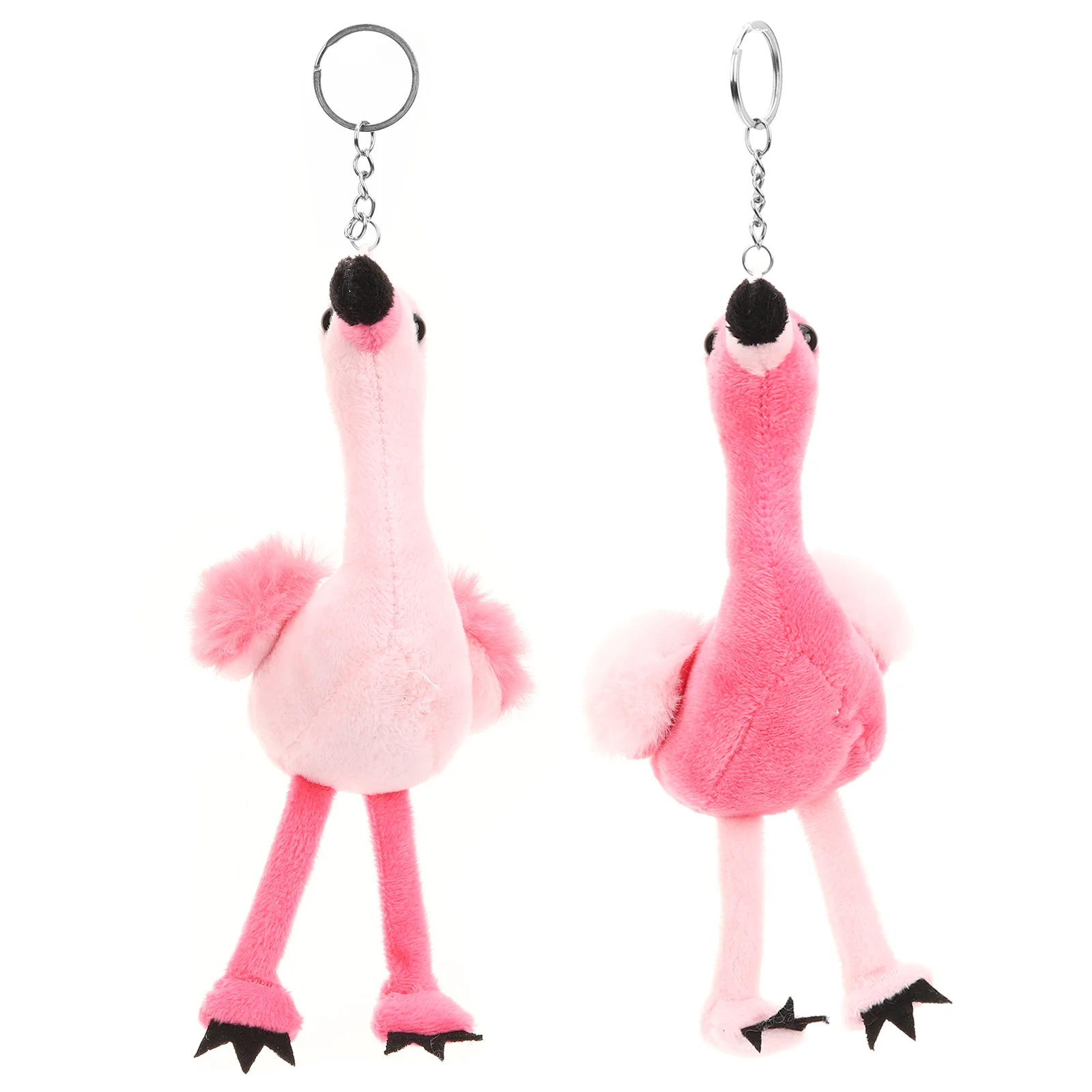 

2 Pcs Toys Plush Keychain Pendant Quagsire Plush Key Ring Charm Trumpet Toy Keychain Kids Gift Flamingo Pendant