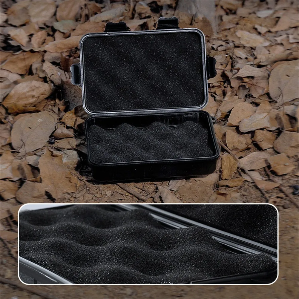 Storage Box Shockproof Black Multifunctional Small Camping Survival Waterproof Composite Swimming/Boating/Fishing/Tubing