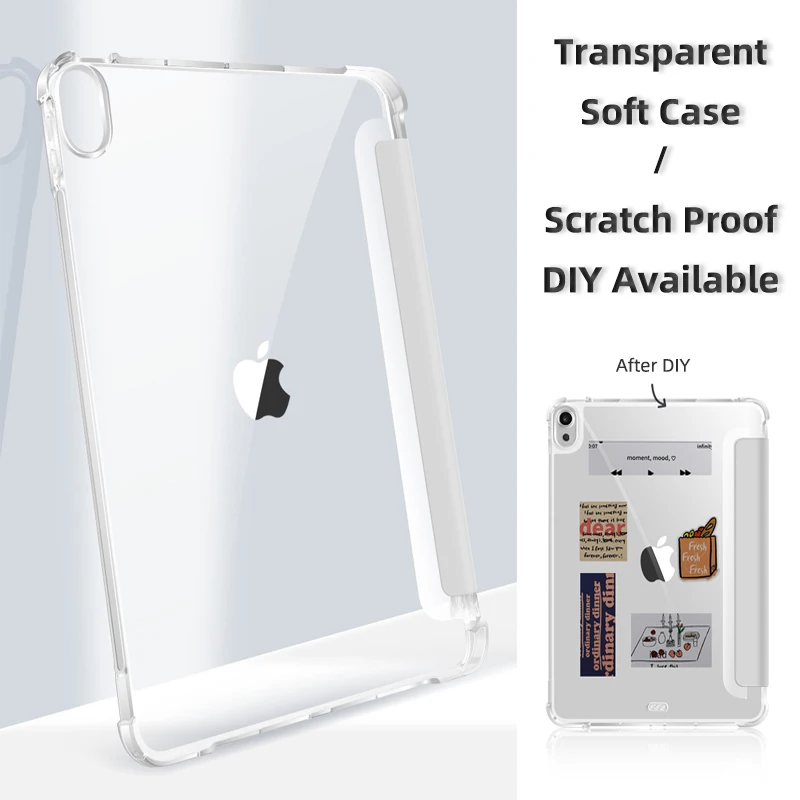 Чехол GOOYIYO для iPad 9 10 2 2021 Pro 11 2020 кожаный чехол держатель планшета TPU оболочка слот