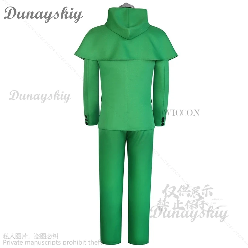 Аниме фильм Cos Виктор Доктор косплей злые костюмы эконотиста зеленый костюм