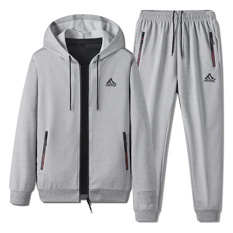 

Men's Sportswear Casual Hoodie Set 2022 Fall/Winter New Men's Jacket + Pants Two-Piece Hip Hop Streetwear Sports Suit Men