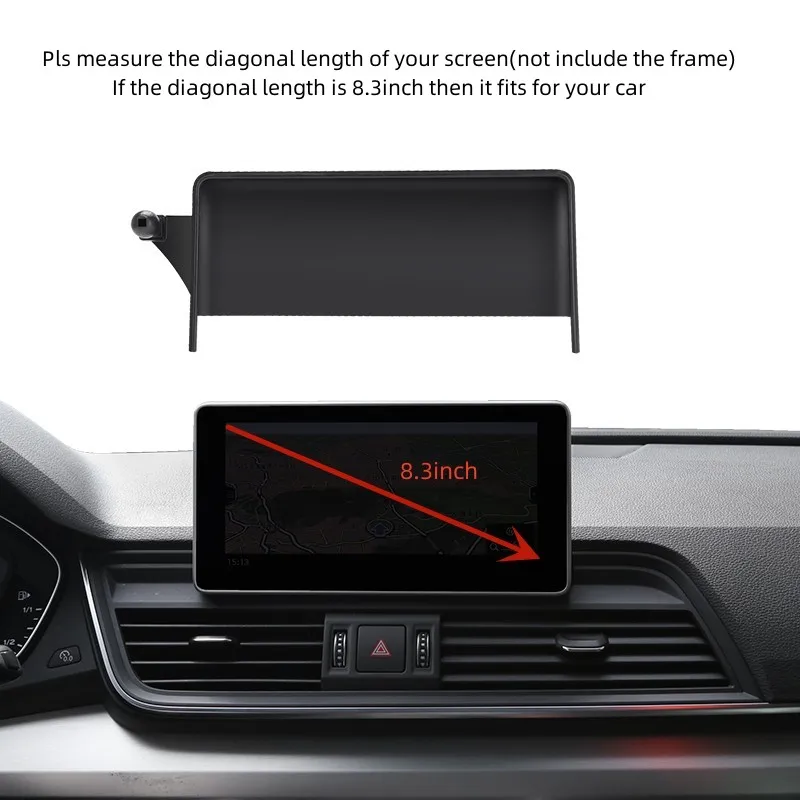Автомобильный держатель телефона с навигационным экраном, фиксированное крепление для телефона, автомобильный держатель для мобильного телефона для Audi A4 B9 A5 2017-2022 Q5 2018-2022