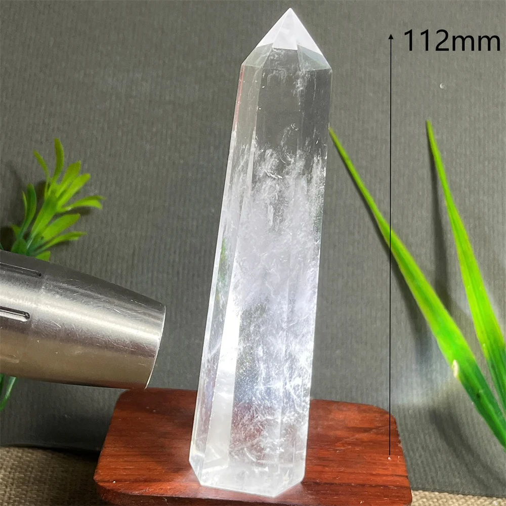 Кристалл прозрачного кварца  ангел перо башня