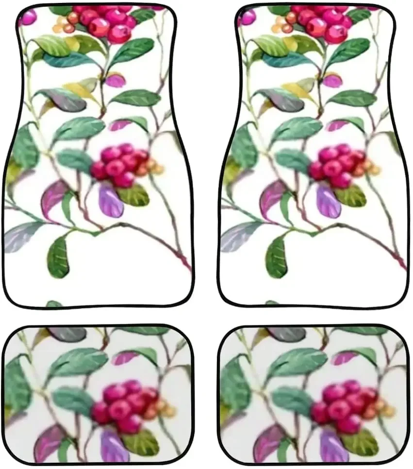 4 шт. автомобильные коврики для пола с рисунком