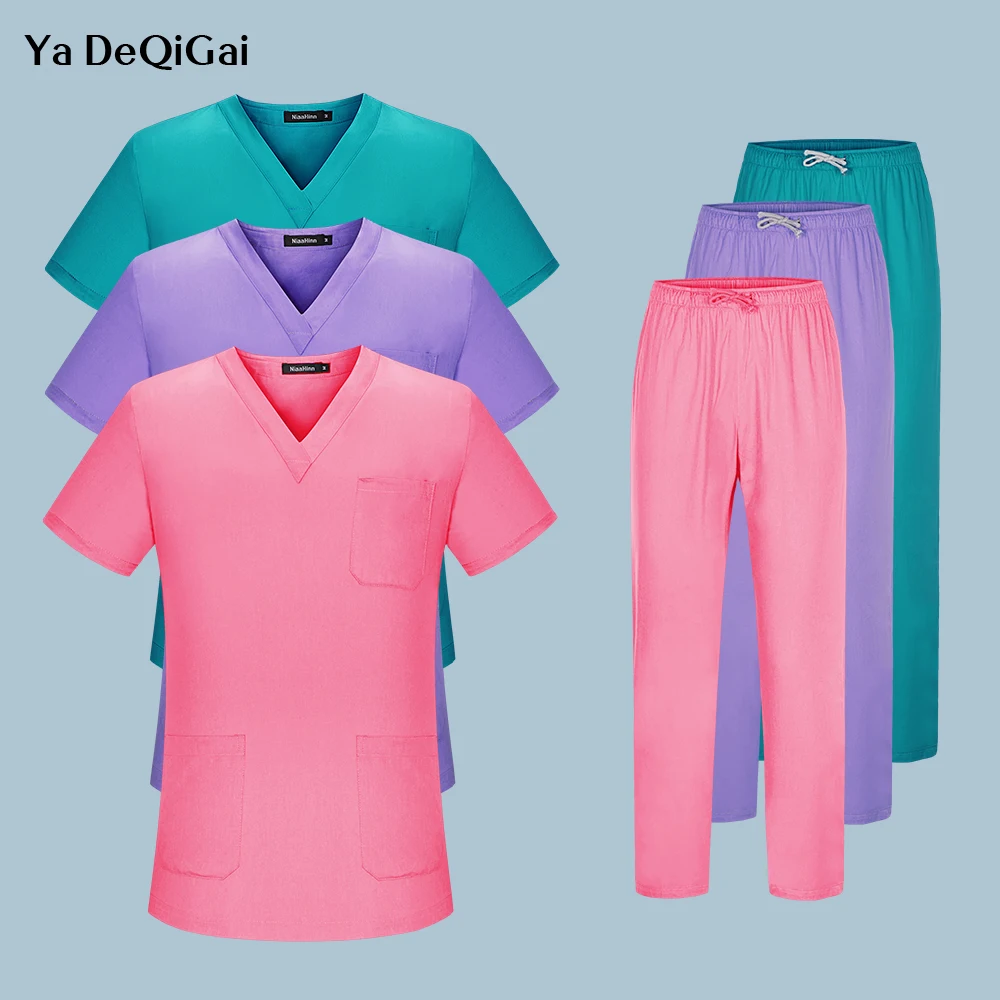 

Hospital Workwear Wholesale Working Clothes Women Doctor Suit Medical Uniforms Women Nurse Accessories Nursing Scrubs Uniforms
