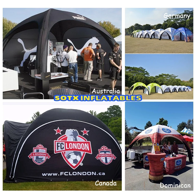 Дешевая надувная портативная купольная палатка для кемпинга на продажу |