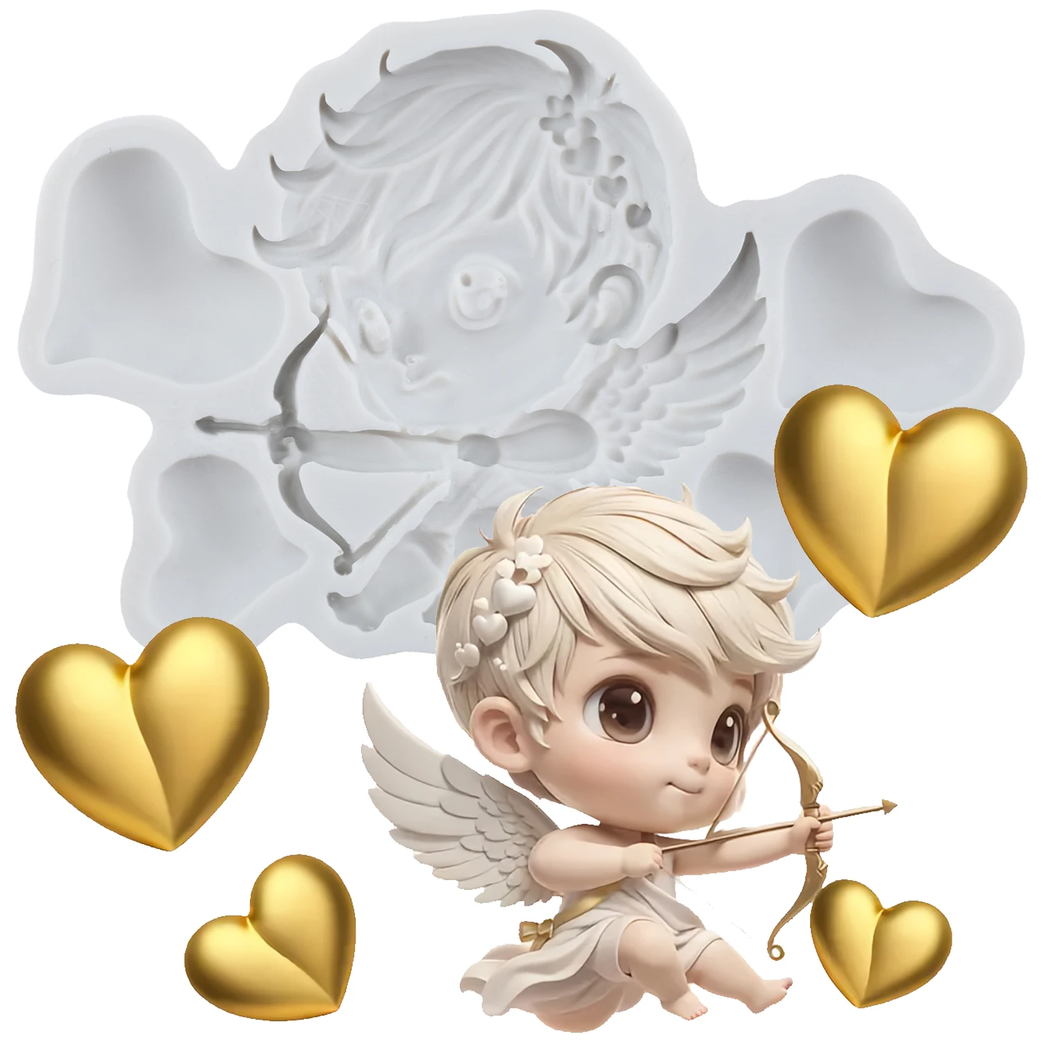 

Силиконовые формы Mujiang Angel Cherub для торта