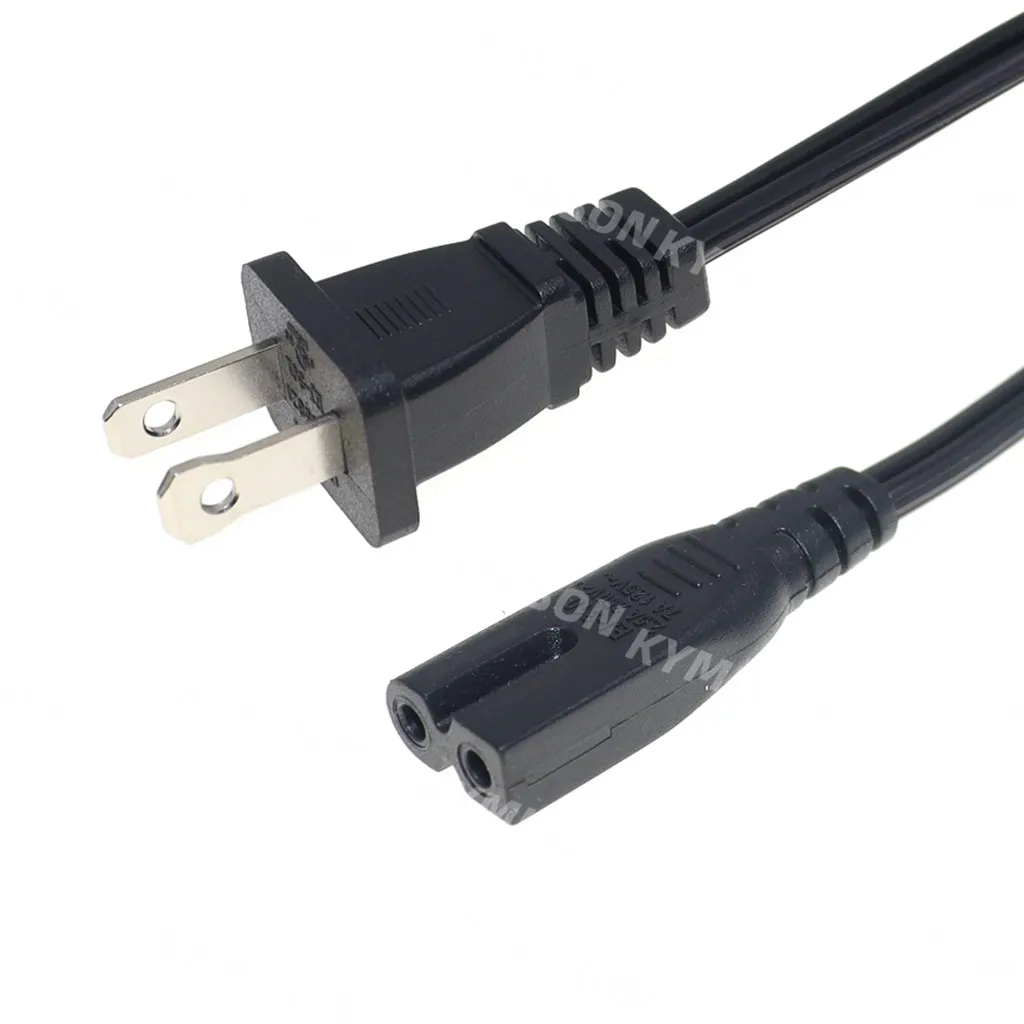 

KYMISON Кабель питания 1.8 м, 2-х разъёмный, NEMA 1-15P to IEC320 C7