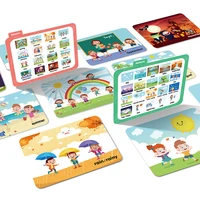 new travel card lets go to travel english flash card english picture book for children to read kids gifts 2022