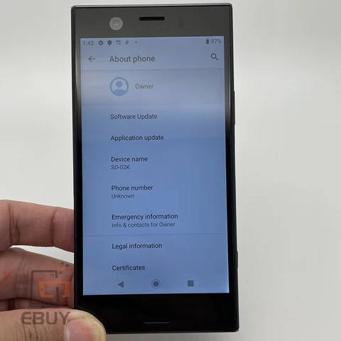 Смартфон SONY xperia xz1 compact, 4/32ГБ, global, Б/у