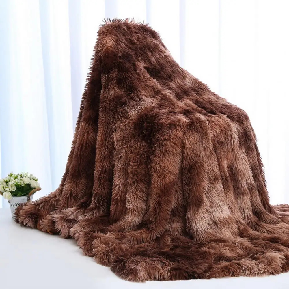 

Plush Blanket Breathable Winter Blanket Tie Dye Design Bedroom Bedding Plush Throw Blanket Household Warmer Warm-keeping