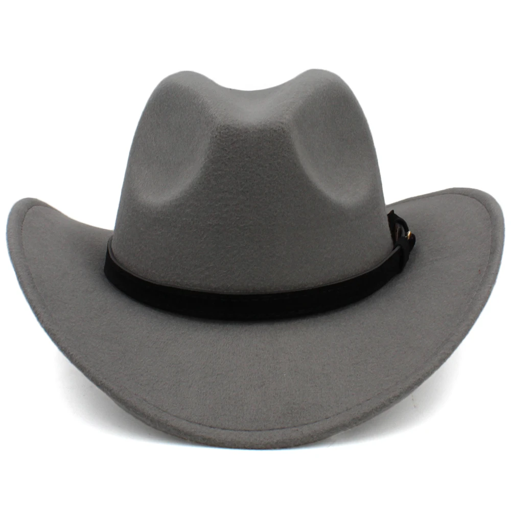 Мужская/Женская/Детская шерстяная ковбойская шляпа 3 размера |