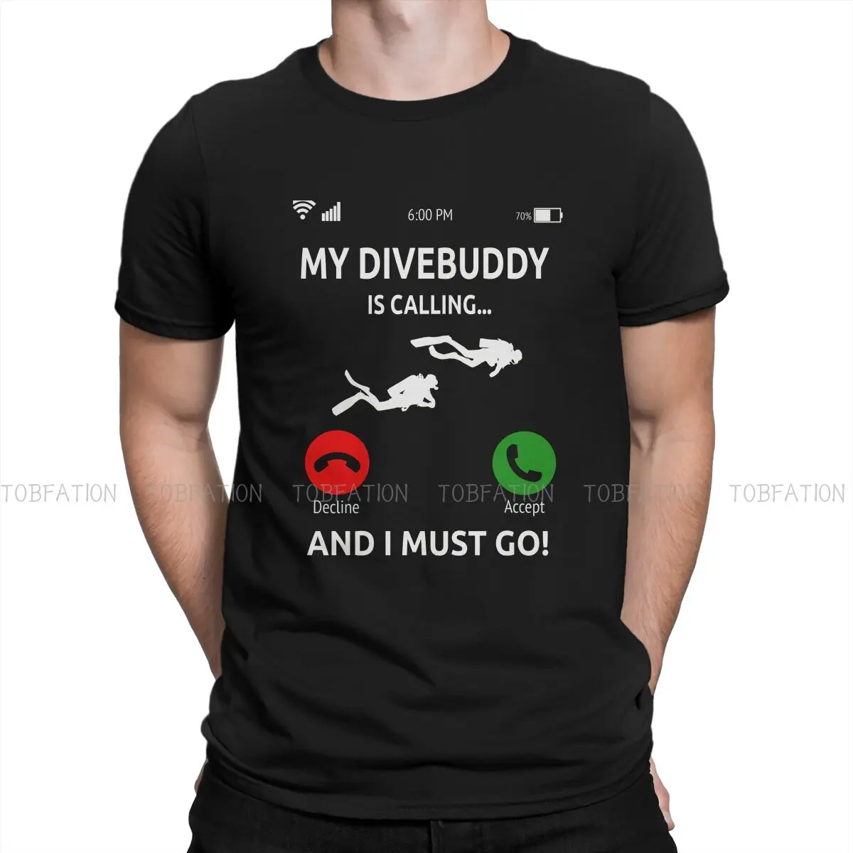 

Scuba Diving Diver Born to Dive Tshirt Homme Men Clothing 4XL 5XL 6XL 100% Cotton T Shirt