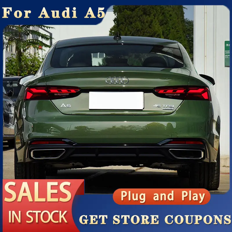 

Car Lights for Audi A5 Tail Lamp 2017-2020 S5 LED Tail Light Animation DRL Dynamic Signal Reverese Automotive Accessories
