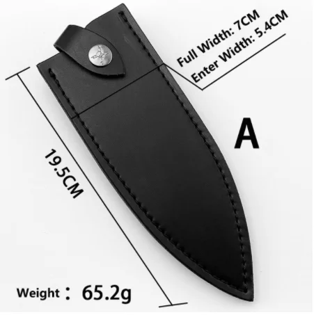 MOONBIFFY Ножны для ножа шеф-повара из натуральной кожи