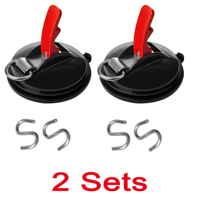 

Вакуумный анкер на присоске с фиксированным крючком, многофункциональный тяжелый крючок на присоске для дома, автомобиля, кемпинга, веревка, якорь для домашних животных