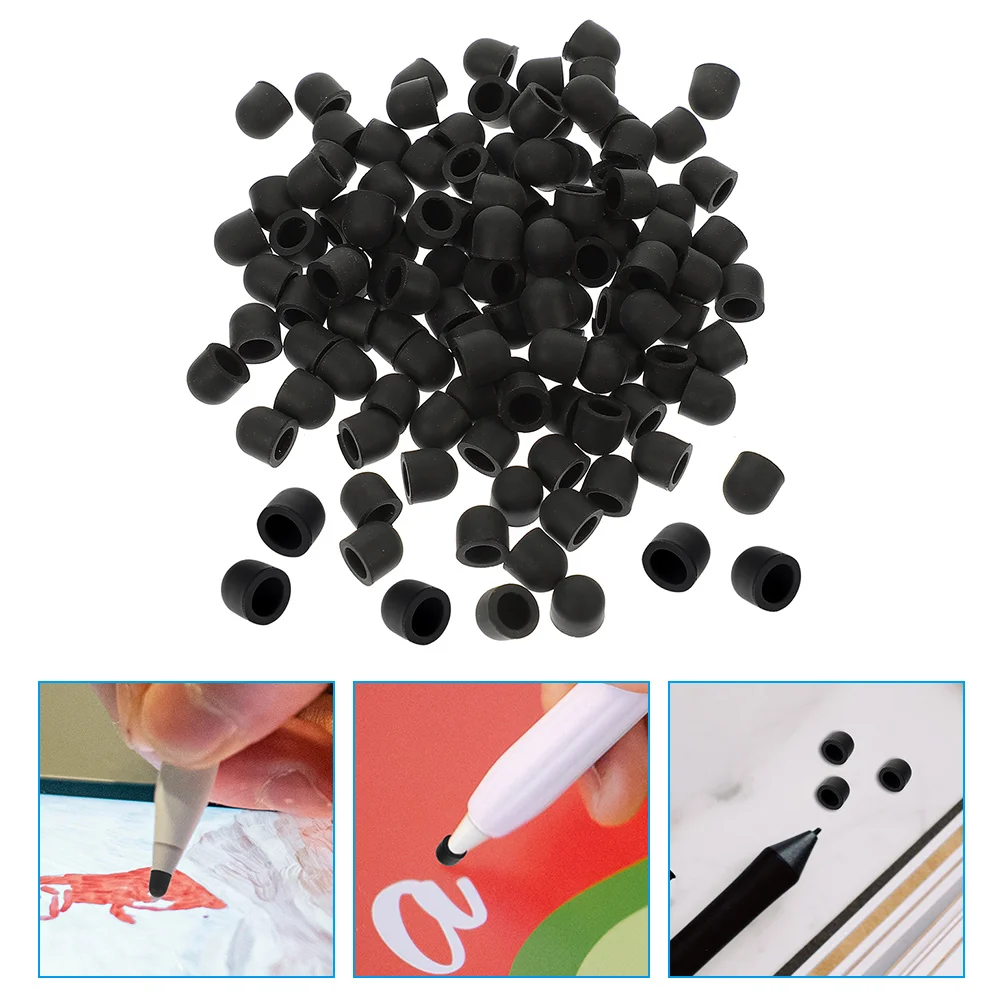 

300 Pcs Touch Screen Pen Head Capacitive Rubber Tips Universal Stylus Fine Sensitive Nibs Silica Gel Silicone Handwriting Pens