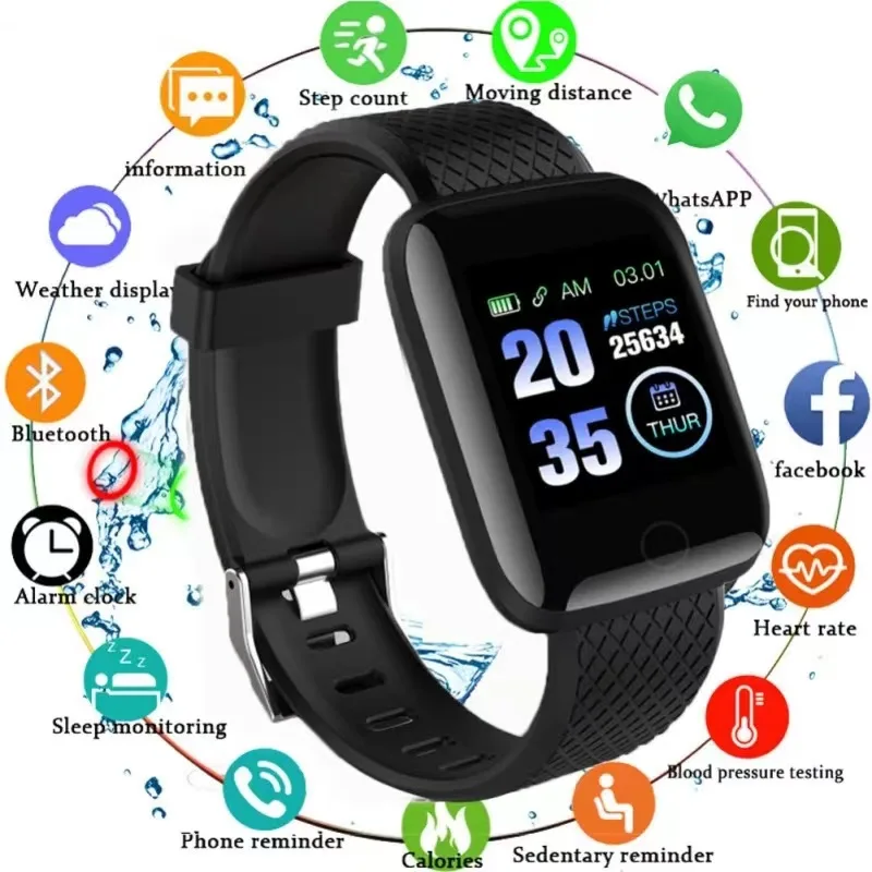 

Reloj 116plus Smart Watches Smart Wristband Heart Rate Smartwatch Men Women Sports Smart band 5 Smartwatch 2023 amazfittings
