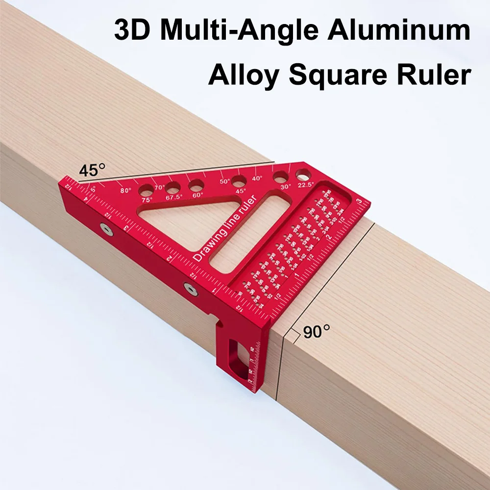 Плотницкий квадратный многоугольный деревообрабатывающий транспортир из
