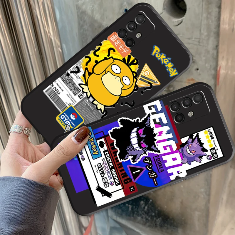 

Японские чехлы для телефонов с изображением героев Аниме Pokemon для Samsung A51 фонарь 31 A72 A21S A52 A71 A42 фонарь A20 A21 A22 4G A22 фонарь A20 A32 фонарь A11 мягкий