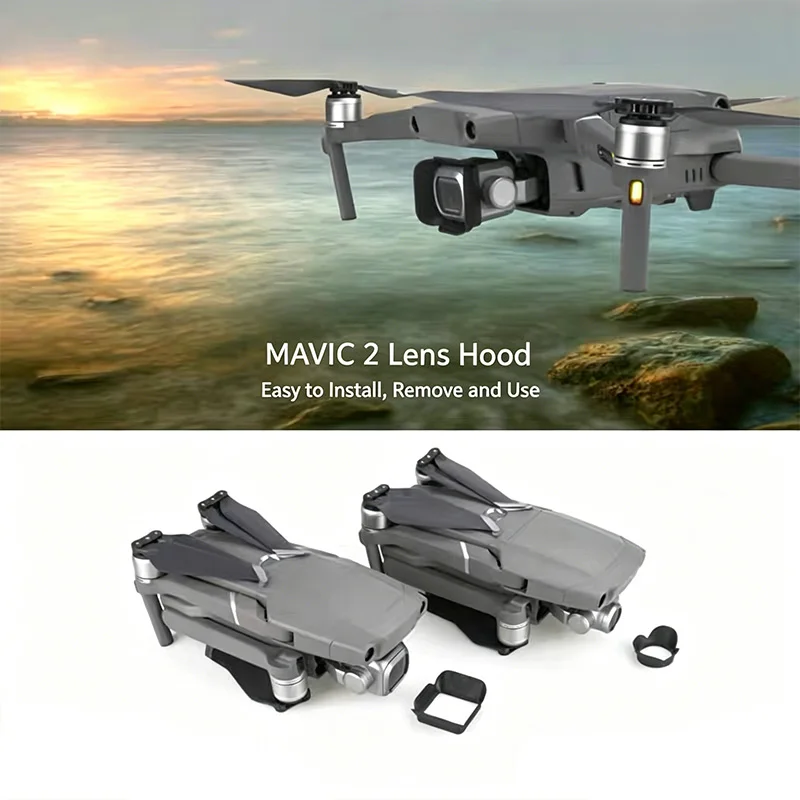 Новый защитный чехол с антибликовым покрытием для объектива камеры DJI Mavic 2 Pro, аксессуар для защиты от солнца Mavic 2Zoom. (art.: 3920dba2ec472) - 3920dba2ec472