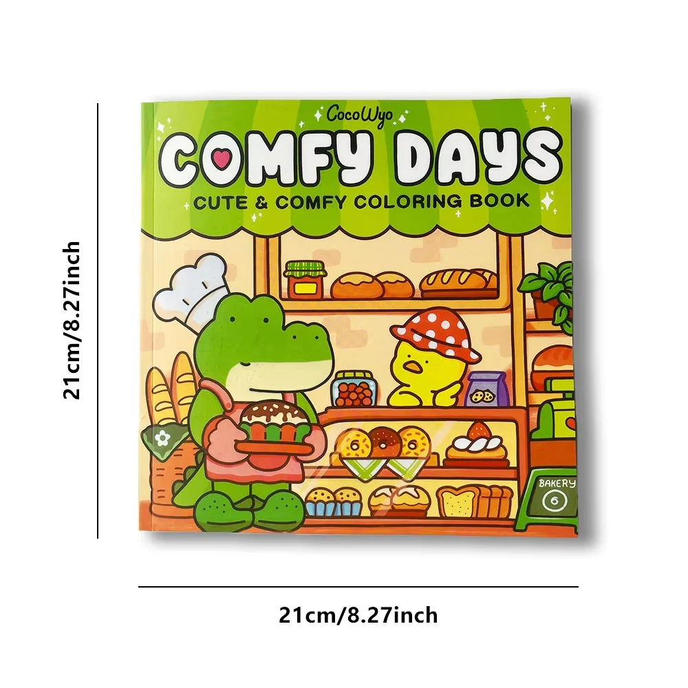 Горячая рождественская книжка-раскраска для рисования COZY FRIENDS взрослых и