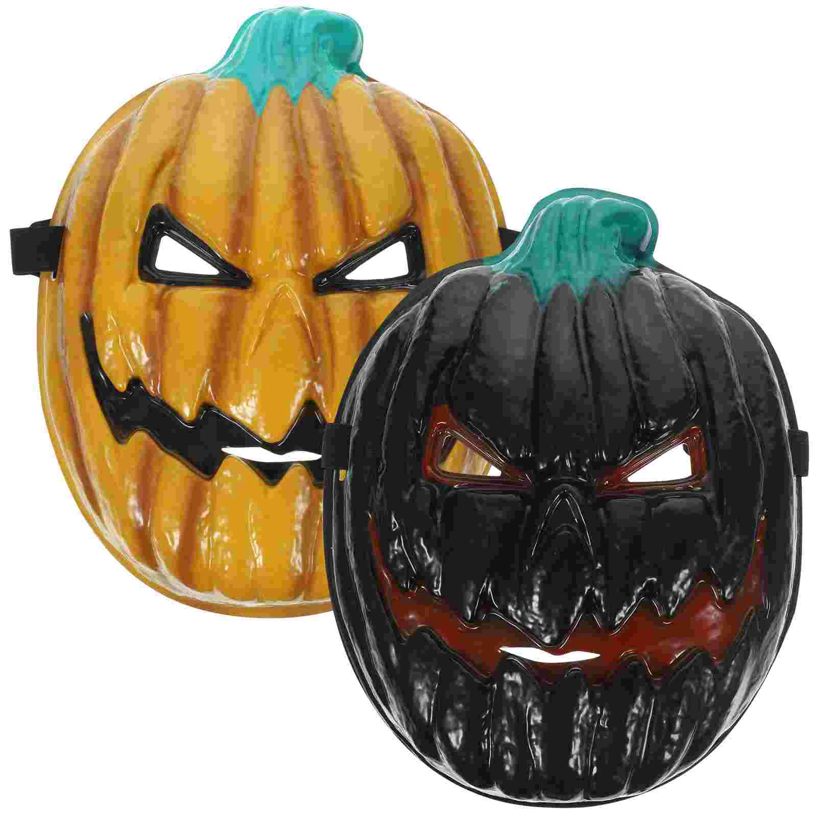 

2 PCS Funny Cosplay Mask Party Pumpkin Grimace Halloween Costume