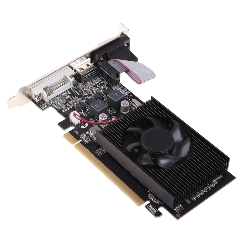 

for NVIDIA GT210 1GB DDR2 64Bit HDMI-compatible VGA DVI-D Desktop Graphic Cards Support PCI Express 2.0 X16 Interface