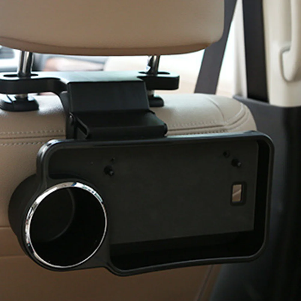

Car Folding Holder Drink Rear Back Seat Cup Holders Drinks Dining Table Food Tray