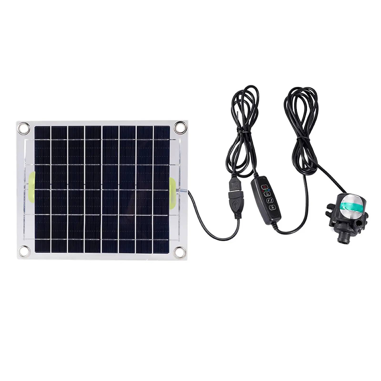 

Solar Water Pump Kit Flow Powered Pump Quiet for Fish Tank Aquarium Pool
