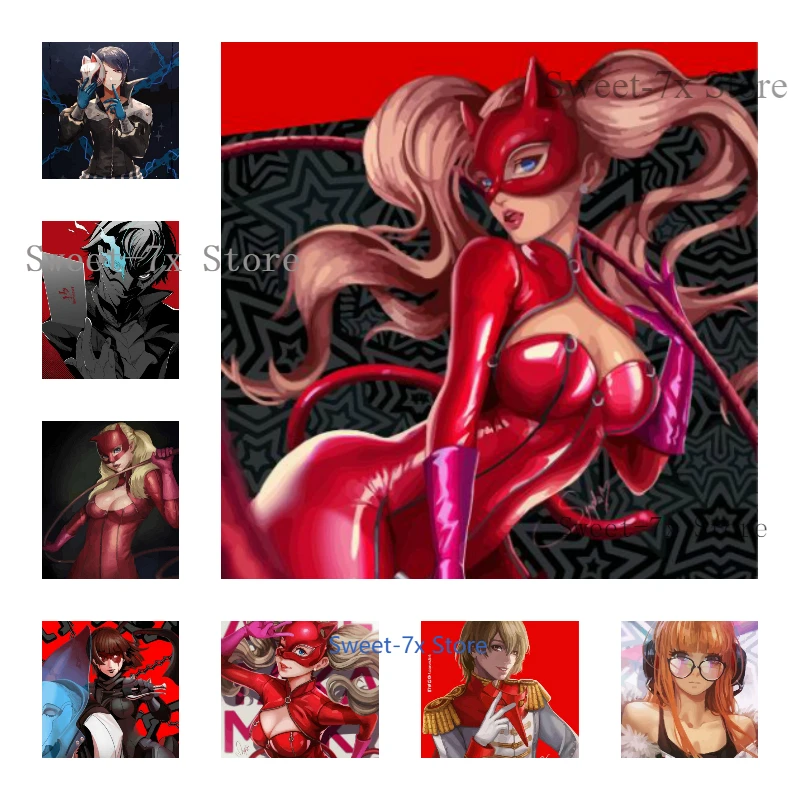

Anime Game Persona Cartoon Canvas Painting Art Nordic Posters and Prints Wall Pictures for Living Room Decoration Frameless