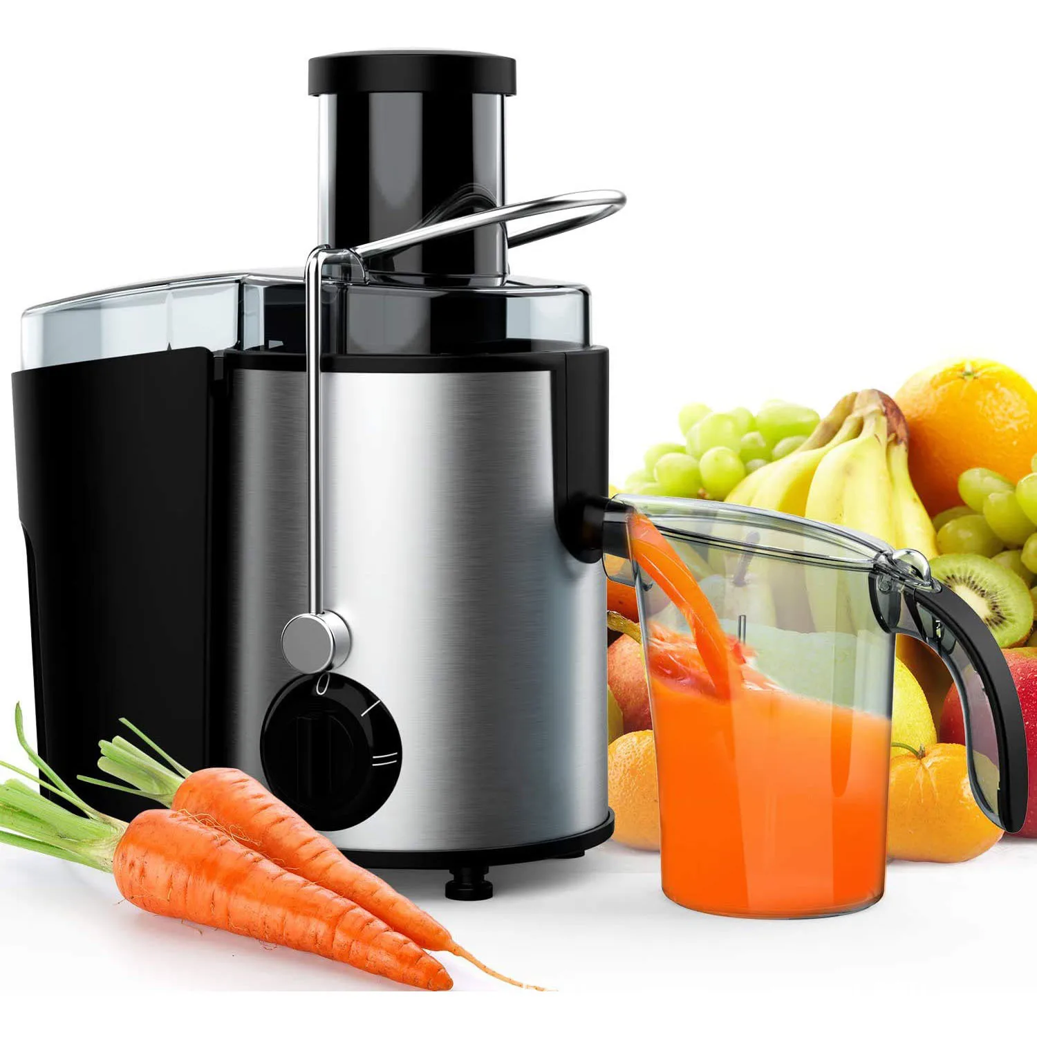 

Slow Juicer Extractor Electric Fruit Juicer Machine Cold Press FilterFree Easy Wash Large Caliber Modle