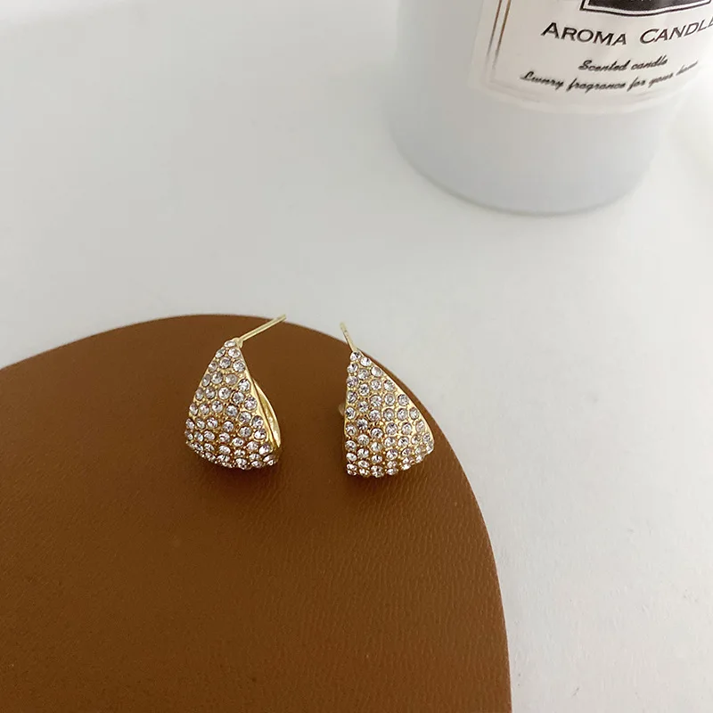 

2022 New Arrival Stud Earrings Fashion Metal Women Trendy Retro Female Korean Simple Cute Small Elegant Korean Female Jewelry