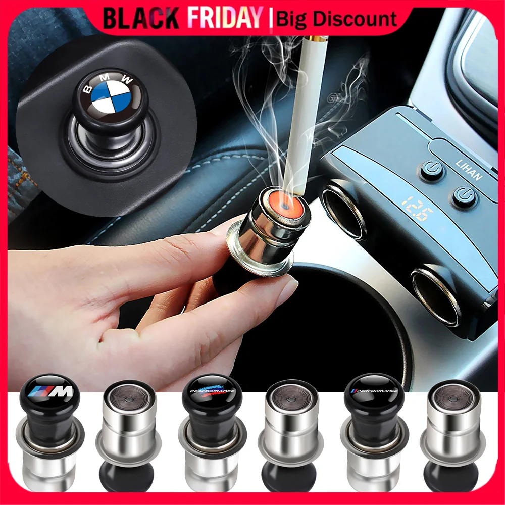 Автомобильная прикуриватель 12 В с эмблемой для BMW E46 E90 E60 F10 F30 E39 E36 F20 E87 G30 E92 E91 X5 E70 F11