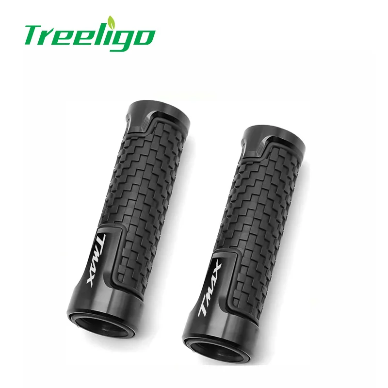 Treeligo 7/8'' 22mm Universal Motorcycle handle grips Racing Handle Bar For Yamaha T MAX 500(2008-2011) Tmax 530(2012-2016)