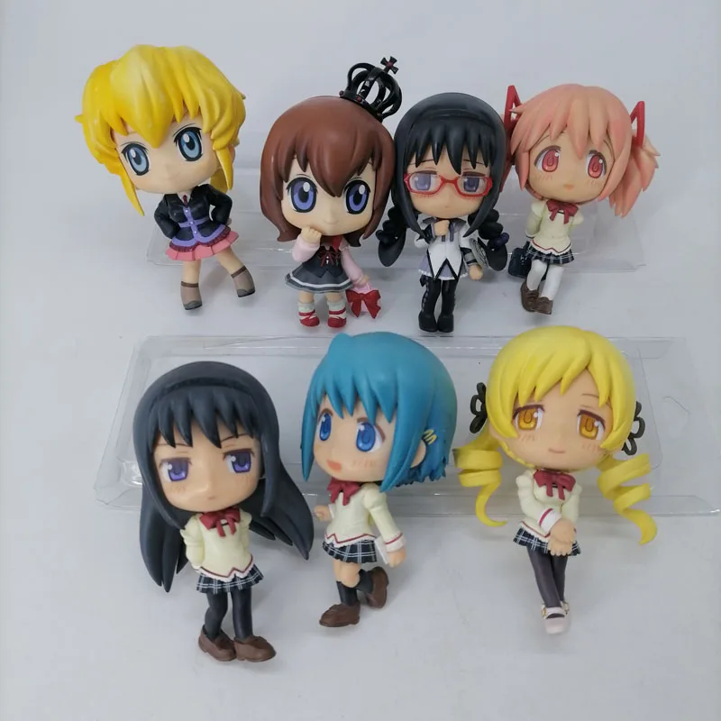 

Anime Mahou Shojo Madoka Magica GSC Nendoroids Action Figure Kaname Madoka Akemi Homura Girl Model Toy Collection
