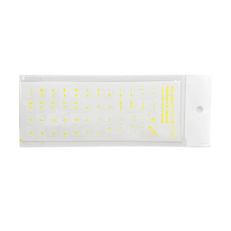 

Korean Keyboard Stickers Matte PVC Keyboard Sticker Letters Transparent for PC Computer Laptop Notebook Desktop Keyboard