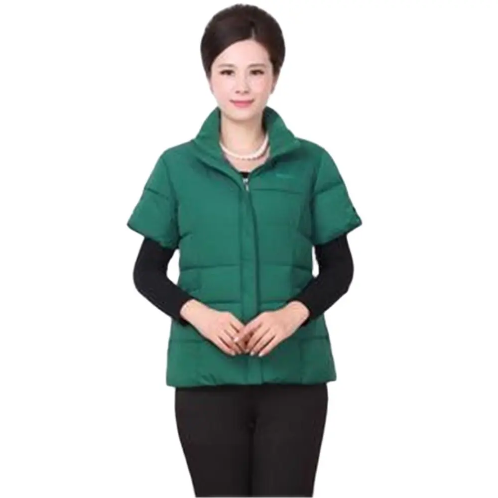 Парка жилет хлопковый женский зимняя одежда верхняя толстые теплые куртки с