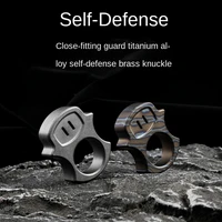 multifunctional brass knuckle car tools legal self defense titanium alloy portable edc defense tiger finger