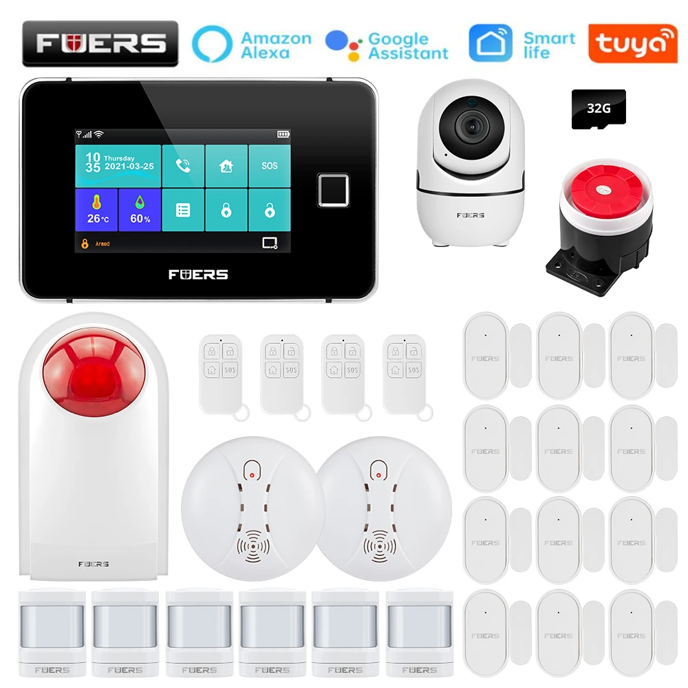 

Система охранной сигнализации FUERS G60, Wi-Fi, GSM, с датчиком движения