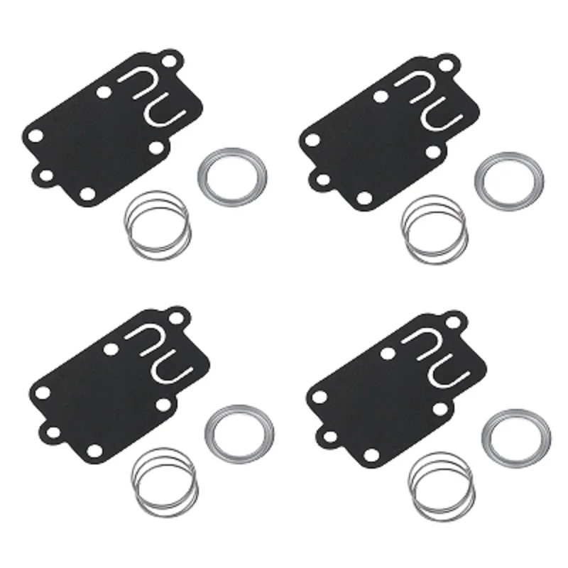 Фото Комплект из 4 мембран и прокладок карбюратора для Briggs Stratton 270026, 272538, 272538S, 272637, 4157, 5021, для культиваторов мощностью от 3 до 5 л.с. №1