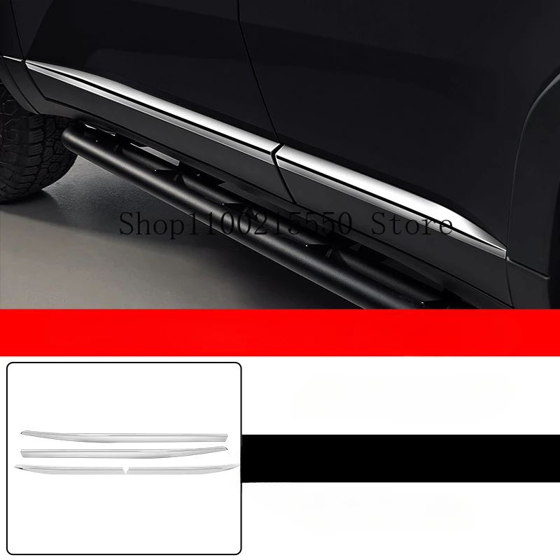 Для Lexus GX550 GX550h 2024 годы линия талии двери автомобиля хромированная декоративная