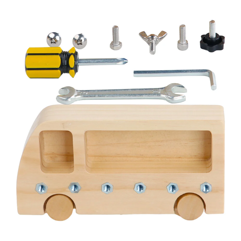 

1 Set Wood Educational Interactive Simple Screw Children Kids for Enjoyment