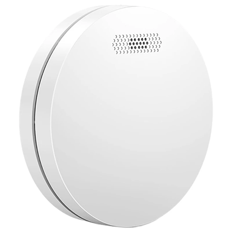 

Fire Alarm Home Fire Smoke Detection Alarm White ABS Smoke Sensor + Indicator Light 10-Year Battery Life